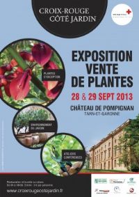 Exposition-vente de plantes et de décoration de jardin. Du 28 au 29 septembre 2013 à Pompignan. Tarn-et-Garonne. 